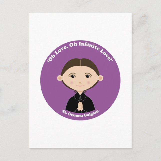 Cartão Postal Rua Gemma Galgani (Frente)