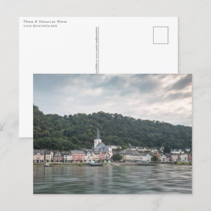 Cartão Postal Rua. Goar Rhein Alemanha