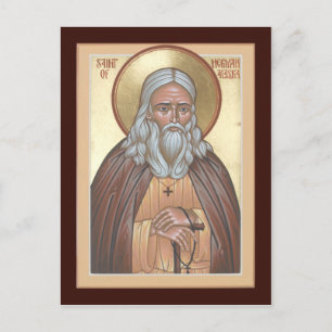 Cartão Postal Rua. Herman do Alaska Prayer Card