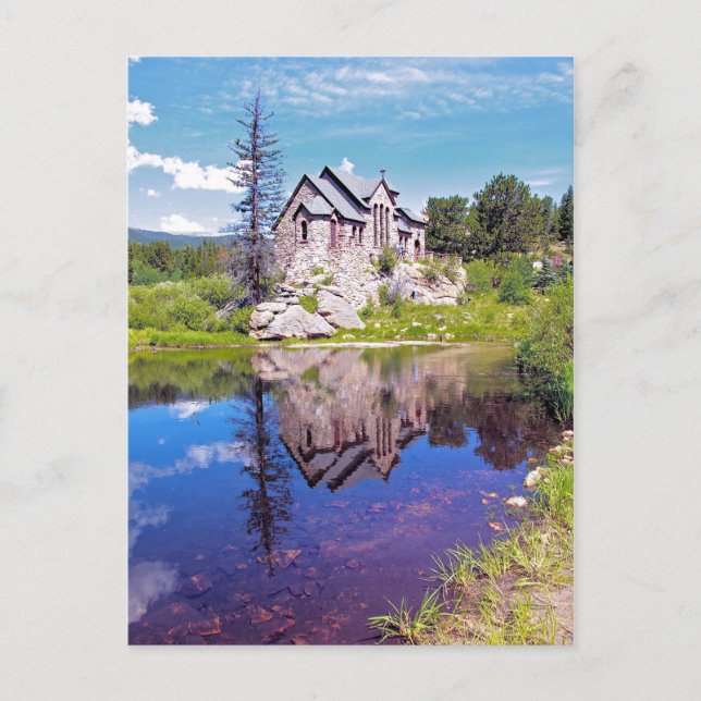 Cartão Postal Rua. Igreja Malo - Capela no Rock (Frente)