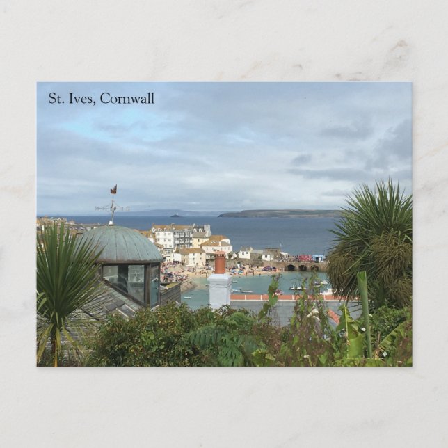 Cartão Postal Rua. Ives Cornwall Postcard (Frente)