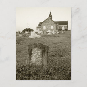 Cartão Postal Rua James Windward Church Nevis, Índias Ocidentais