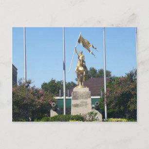 Cartão Postal Rua, Joan of Arc Statue