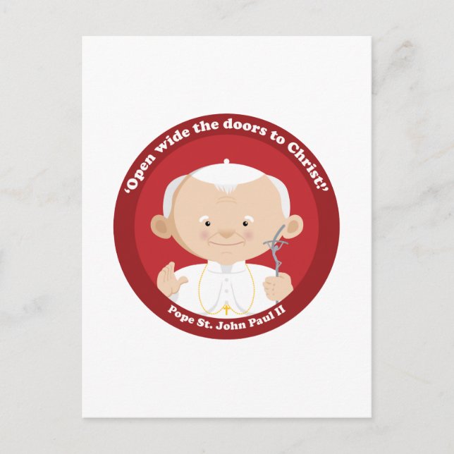 Cartão Postal Rua John Paul II (Frente)