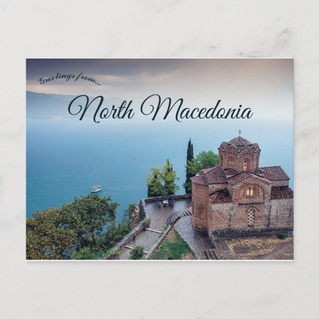 Cartão Postal Rua John the Theologian North Macedônia (Frente)