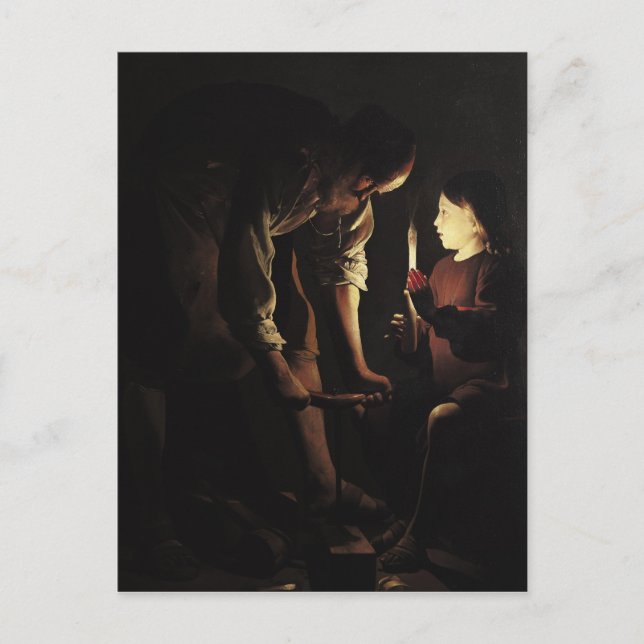 Cartão Postal Rua. Joseph, o carpinteiro, c.1640 (Frente)