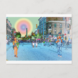 Cartão Postal Rua Laurent Street