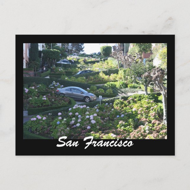 Cartão Postal rua lombarda (Frente)