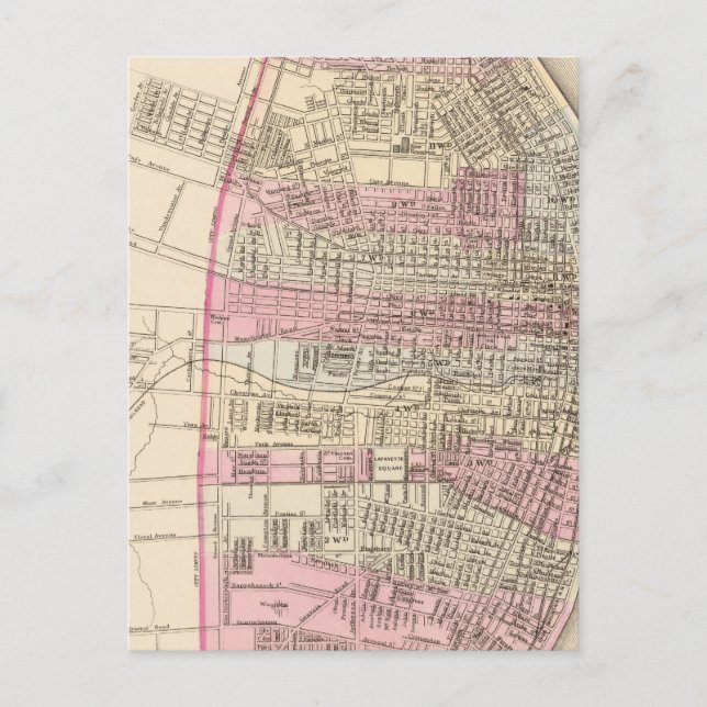 Cartão Postal Rua Louis (Frente)