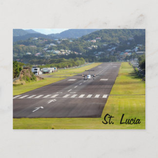 Cartão Postal Rua: Lucia Plane e Foto da pista de aterrissagem