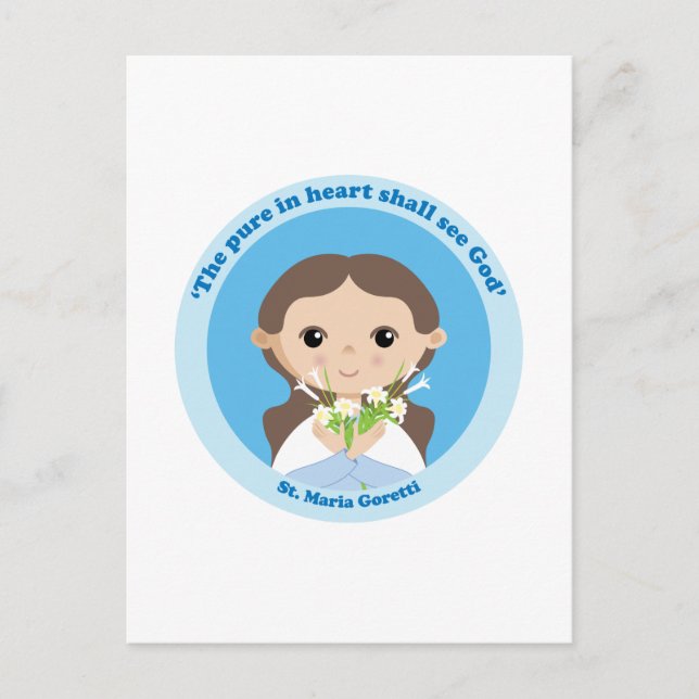 Cartão Postal Rua Maria Goretti (Frente)