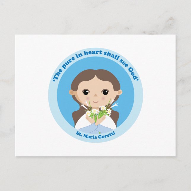 Cartão Postal Rua Maria Goretti (Frente)