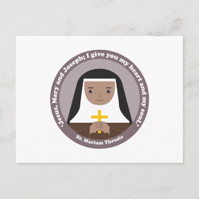 Cartão Postal Rua Mariam Thresia (Frente)