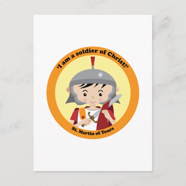 Cartão Postal Rua. Martin de Tours (Frente)