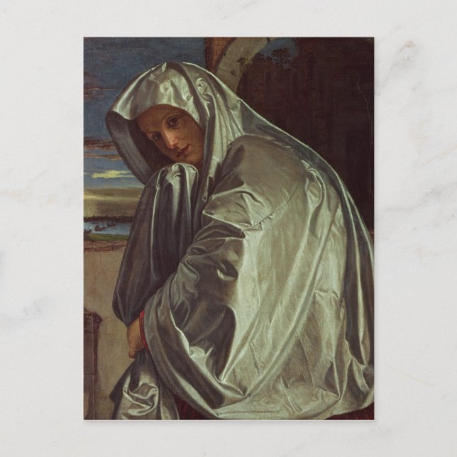 Cartão Postal Rua. Mary Magdalene se aproximando da Sepulcher (Frente)