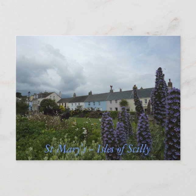 CARTÃO POSTAL - Rua Mary's, Isles of Scilly (Frente)