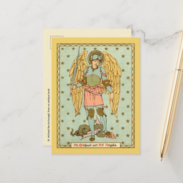 Cartão Postal Rua. Michael o Arcanjo (RLS 12) (Frente/Verso In Situ)