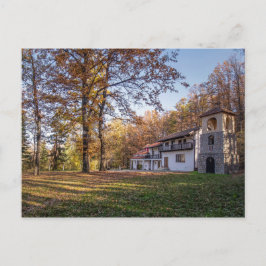 Cartão Postal Rua.Mosteiro de Elijah, Rotino, Macedônia