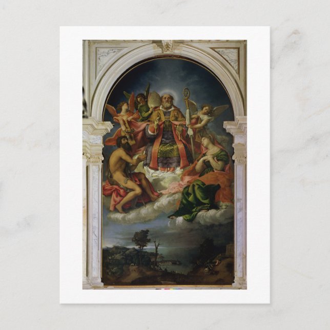 Cartão Postal Rua. Nicholas em Glória com Santos (Frente)