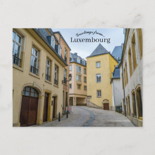 Cartão Postal Rua no Luxemburgo