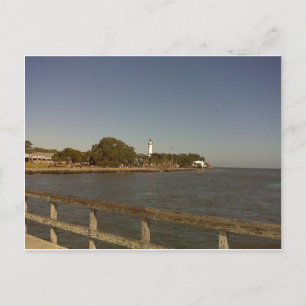 Cartão Postal Rua, o Farol da Ilha de Simon