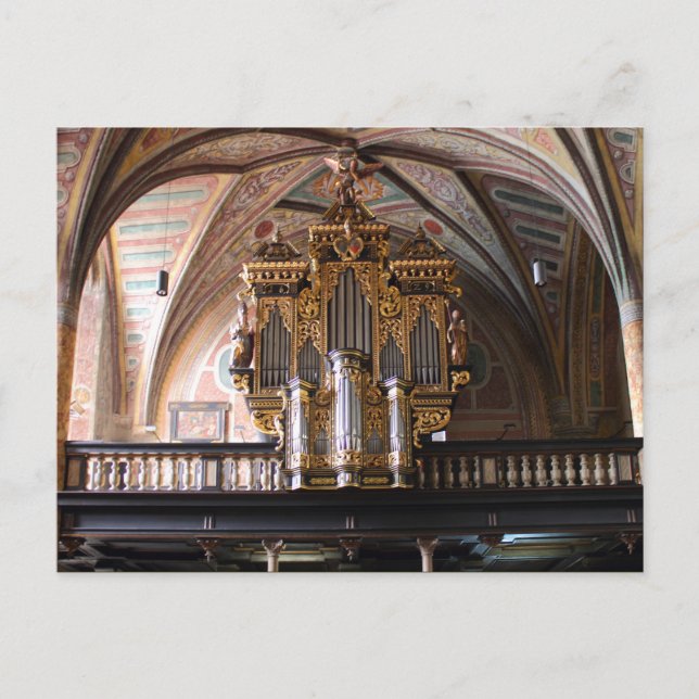 Cartão Postal Rua Orgel Pfarrkirche (Frente)