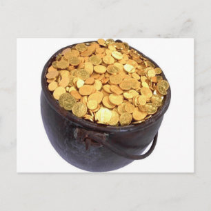 Cartão Postal Rua Patrick e Pote de Dourado