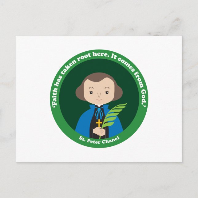 Cartão Postal Rua. Peter Chanel (Frente)