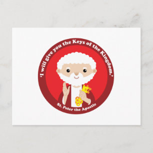 Cartão Postal Rua, Peter, o Apóstolo