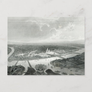 Cartão Postal Rua.Petersburgo, gravada por S.Bradshaw, c.1860