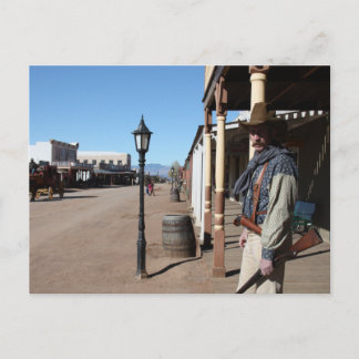 Cartão Postal Rua principal, lápide