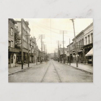 Cartão Postal Rua principal, Nanticoca Pa. 1906