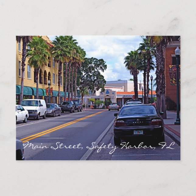 Cartão Postal Rua Principal, porto de Segurança (Frente)