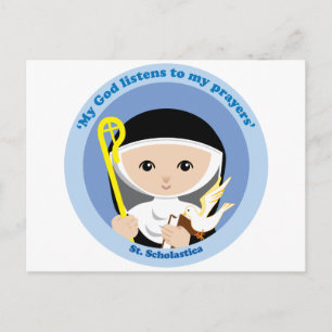 Cartão Postal Rua. Scholastica