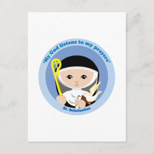 Cartão Postal Rua. Scholastica