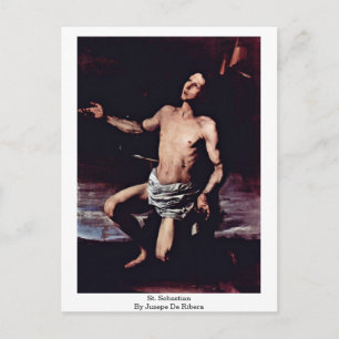 Cartão Postal Rua. Sebastian Por Jusepe De Ribera