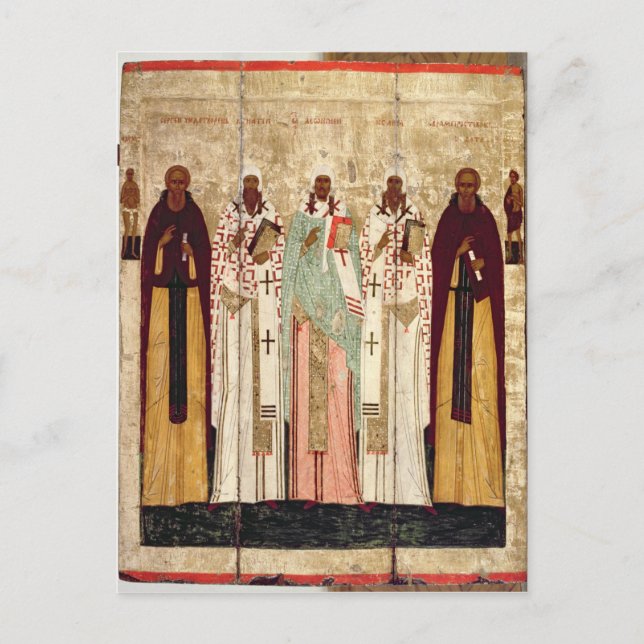 Cartão Postal Rua, Sérgio de Radonesh com os Santos de (Frente)