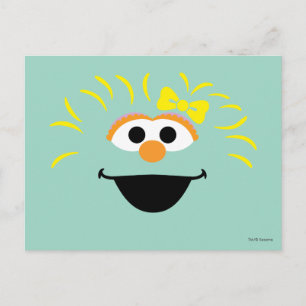 Cartão Postal Rua Sésamo Rosita Face Art