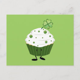 Cartão Postal Rua sorridente, cupcake do dia do Patrick