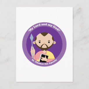 Cartão Postal Rua, Thomas, o Apóstolo