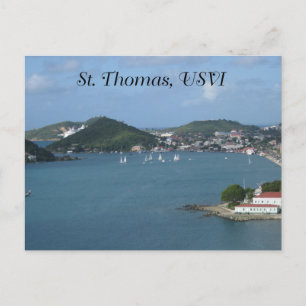 Cartão Postal Rua Thomas USVI