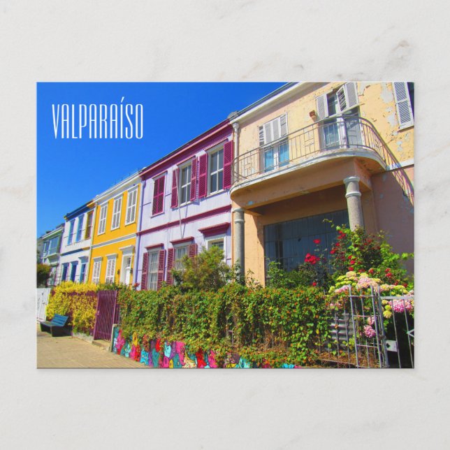 Cartão Postal rua valparaíso (Frente)