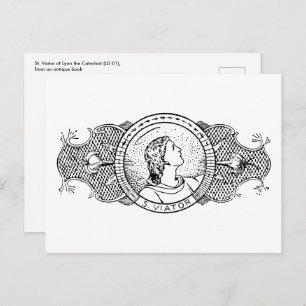 Cartão Postal Rua. Viator de Lyon, Catecista (LD 001)