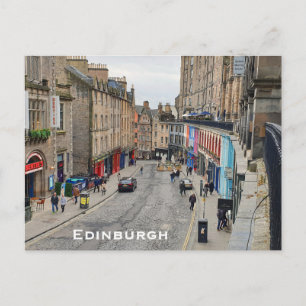 Cartão Postal Rua Victoria de Edimburgo