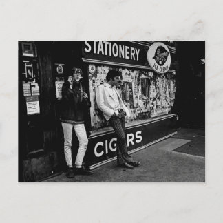 Cartão Postal Rua Vintage Nova Iorque. O Lugar de Mark Hippies