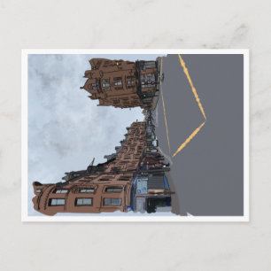 Cartão Postal Ruas de Glasgow, Escócia