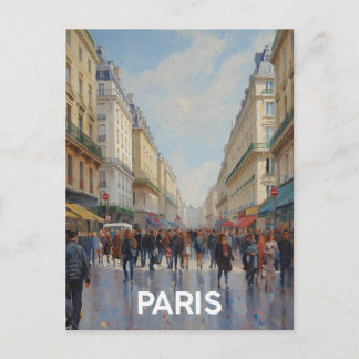 Cartão Postal Ruas de Paris