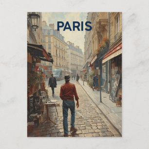 Cartão Postal Ruas de Paris
