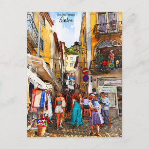 Cartão Postal Ruas de Sintra - O Portugal Real
