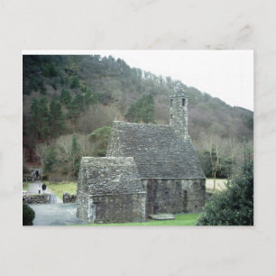 Cartão Postal Ruas.Igreja Kevins,Glendalough,Co.Wicklow,Irlanda